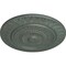 Ekena Millwork Christopher Ceiling Medallion, Hand-Painted Cloud Burst Crackle, 26 5/8"OD x 2 1/4"P CM26CSCBC - alternate 2